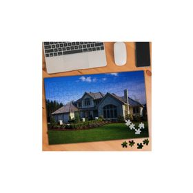 74565 Lüks Ev Bahçeli Villa 240 Parça Puzzle Yapboz