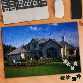 74565 Lüks Ev Bahçeli Villa 240 Parça Puzzle Yapboz