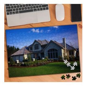 74565 Lüks Ev Bahçeli Villa 240 Parça Puzzle Yapboz
