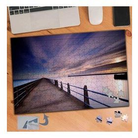 746 Deniz İskelesi Gün Batımı 240 Parça Puzzle Yapboz Tablo