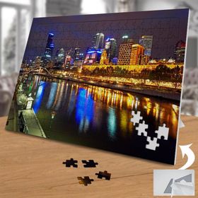 74603 Binalar ve Şehrin Gece Manzarası 240 Parça Puzzle Yapboz