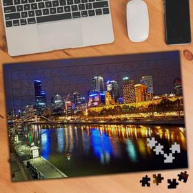 74603 Binalar ve Şehrin Gece Manzarası 240 Parça Puzzle Yapboz