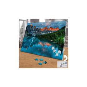 74607 Mavi Göl Ağaç ve Dağ Manzarası 240 Parça Puzzle Yapboz
