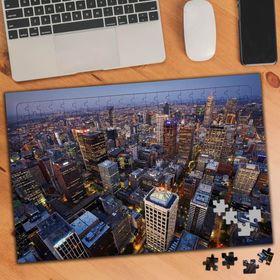 74611 Kuş Bakışı Şehir Görüntüsü 240 Parça Puzzle Yapboz