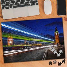 74617 Saat Kulesi Işık Dalga Görüntüsü 240 Parça Puzzle Yapboz