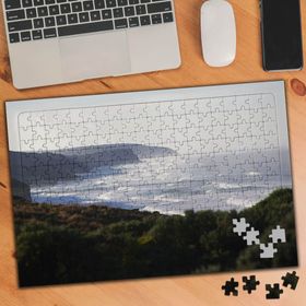 74621 Sıra Dağlar ve Ağaç Manzarası 240 Parça Puzzle Yapboz