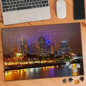 74622 Sisli Bir Gece Şehir Manzarası 240 Parça Puzzle Yapboz