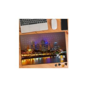 74622 Sisli Bir Gece Şehir Manzarası 240 Parça Puzzle Yapboz