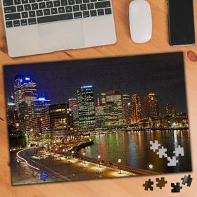74623 Şehrin Gece Manzarası 240 Parça Puzzle Yapboz