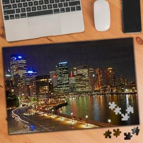 74623 Şehrin Gece Manzarası 240 Parça Puzzle Yapboz
