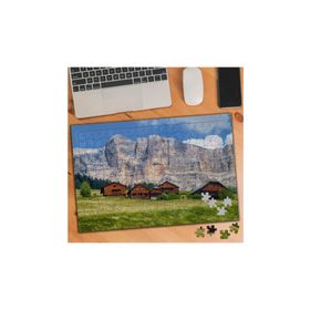 74672 Ahşap Evler ve Dev Dağlar 240 Parça Puzzle Yapboz
