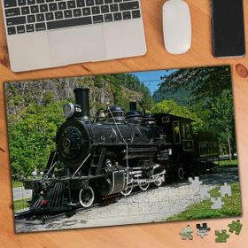 74682 Dağların Arasındaki Yük Treni 240 Parça Puzzle Yapboz