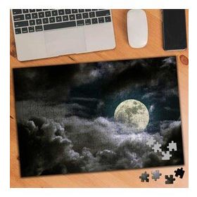 74692 Kararmış Bulutların Ardındaki Ay 240 Parça Puzzle Yapboz