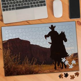 74697 Kırsal Alan ve At Üzerinde Kovboy 240 Parça Puzzle Yapboz