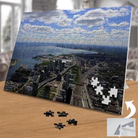 74705 Kuş Bakışı Şehir Görüntüsü 240 Parça Puzzle Yapboz
