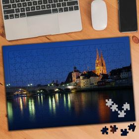 74709 Mimari Taş Köprü Mavi Deniz 240 Parça Puzzle Yapboz
