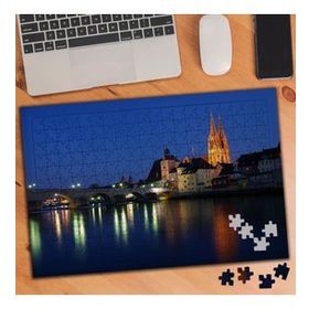 74709 Mimari Taş Köprü Mavi Deniz 240 Parça Puzzle Yapboz