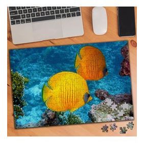74710 Okyanusta Sarı Renkte Balıklar 240 Parça Puzzle Yapboz