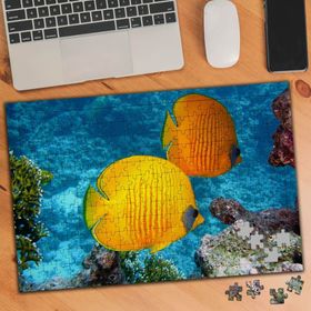 74710 Okyanusta Sarı Renkte Balıklar 240 Parça Puzzle Yapboz