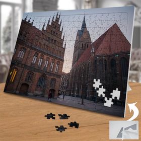 74715 Saat Kulesi Mimari Evler 240 Parça Puzzle Yapboz