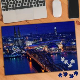 74737 Mavi Gecede Şehir Manzarası 240 Parça Puzzle Yapboz