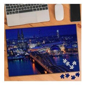 74737 Mavi Gecede Şehir Manzarası 240 Parça Puzzle Yapboz