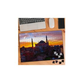 74744 Gün batımı Görkemli Camii 240 Parça Puzzle Yapboz