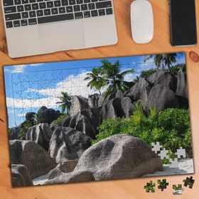 74750 Kayalıklar ve Tropikal Ağaçlar 240 Parça Puzzle Yapboz