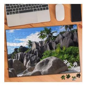 74750 Kayalıklar ve Tropikal Ağaçlar 240 Parça Puzzle Yapboz