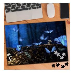 74755 Mavi Kelebekler Rüyası 240 Parça Puzzle Yapboz