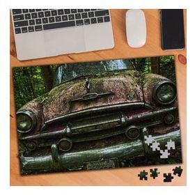 74759 Ormanda Terk Edilmiş Eski Araba 240 Parça Puzzle Yapboz