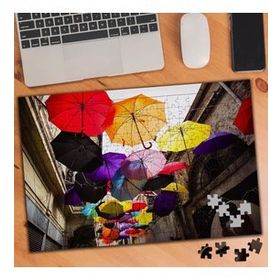 74761 Rengarenk Şemsiyeler 240 Parça Puzzle Yapboz