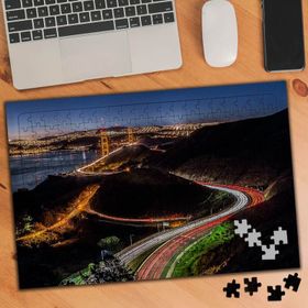 74772 Gün Batımı Şehrin Akşam Görüntüsü 240 Parça Puzzle Yapboz