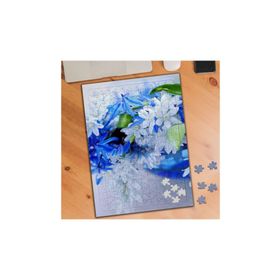 74784 Mavi ve Beyaz Güzel Çiçekler 240 Parça Puzzle Yapboz