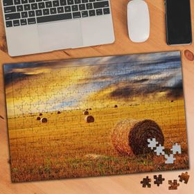 74790 Ot ve Saman Yığınları Tarla 240 Parça Puzzle Yapboz