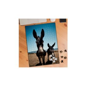 74796 Sevimli Eşşek ve Sıpası 240 Parça Puzzle Yapboz
