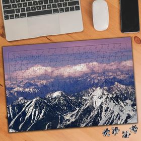 74849 Bulutlu Havada Karlı Dağlar 240 Parça Puzzle Yapboz