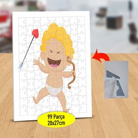 74855130 Aşk Tanrısı Bebek Eros 99 Parça Puzzle Yapboz Tablo