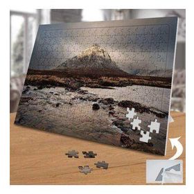 74856 Bulutlu Hava Karlı Dağ Manzarası 240 Parça Puzzle Yapboz