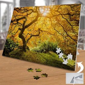 74857 Sararmış Ağaç Yaprakları 240 Parça Puzzle Yapboz