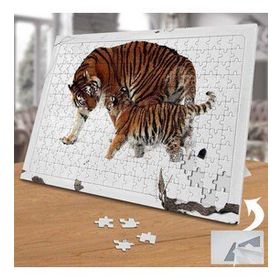74895 Yavru ve Anne Kaplan 240 Parça Puzzle Yapboz