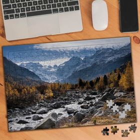 74937 Çam Ağaçları ve Sıra Dağlar 240 Parça Puzzle Yapboz