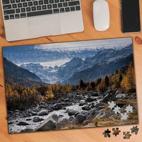 74937 Çam Ağaçları ve Sıra Dağlar 240 Parça Puzzle Yapboz