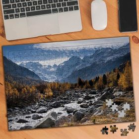 74937 Çam Ağaçları ve Sıra Dağlar 240 Parça Puzzle Yapboz