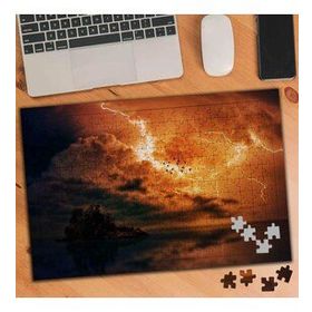 74943 Denizde Ada Parçası Bulutlu Hava 240 Parça Puzzle Yapboz