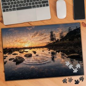 74949 Gün Batımında Doğa Manzarası 240 Parça Puzzle Yapboz
