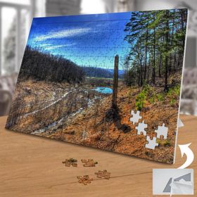 74953 Güzel Gölet Vadi Manzarası 240 Parça Puzzle Yapboz