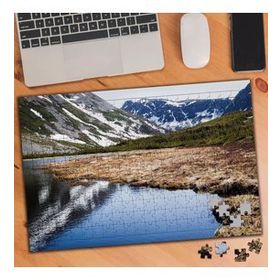 74956 Karlı Dağ Deniz Yansıması 240 Parça Puzzle Yapboz