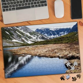 74956 Karlı Dağ Deniz Yansıması 240 Parça Puzzle Yapboz