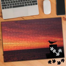 74962 Kızıl Gökyüzü Deniz ve Martı 240 Parça Puzzle Yapboz